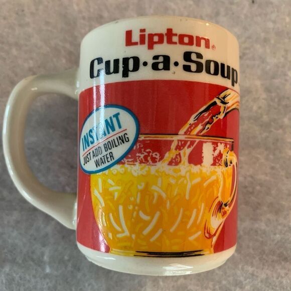 Lipton Cup A Soup Vintage Advertising Mug - Picture 1 of 5